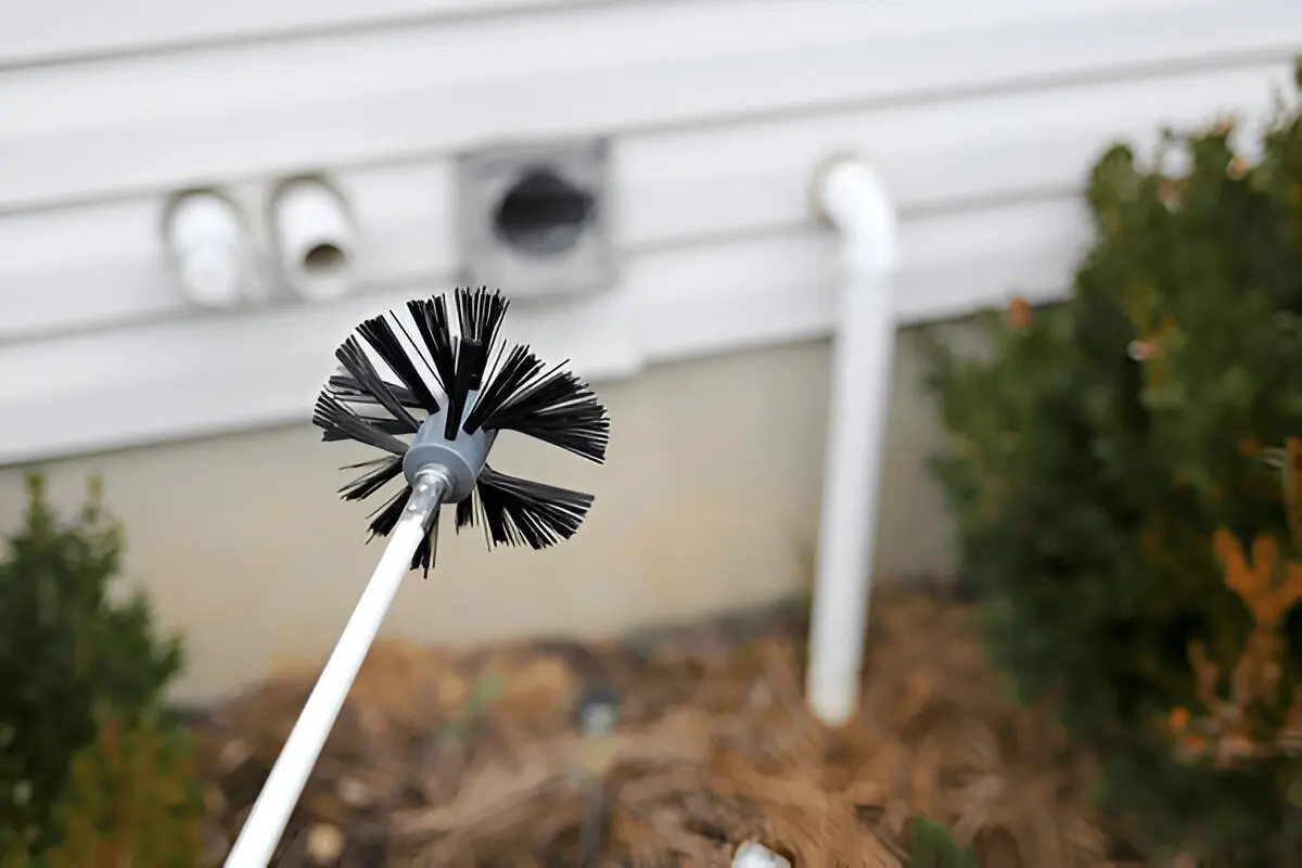 Removing lint buildup during Dryer Vent Cleaning in El Segundo homes